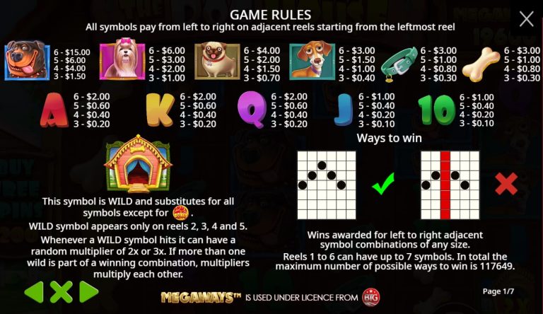 The Dog House Megaways Slot by Pragmatic Play