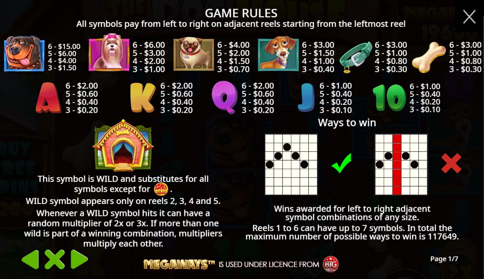 The Dog House Megaways Slot by Pragmatic Play